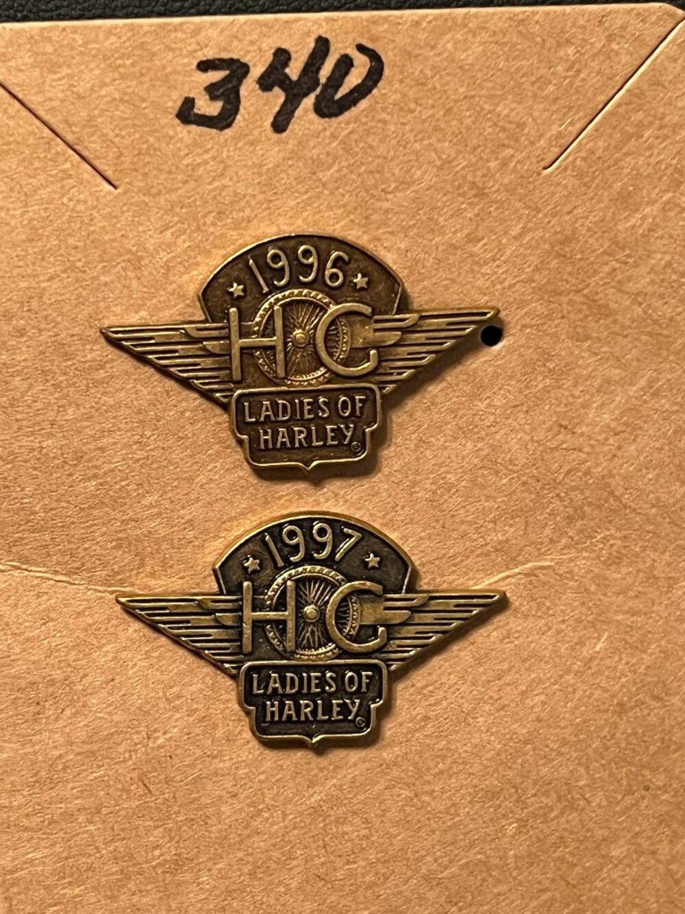 VTG 1996 and 1997 HOG (Harley Owners Group) Ladies of Harley Pins (340)